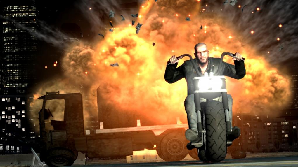 In Grand Theft Auto 4 kracht es an allen Ecken. Mit der Slow-Motion-Mod erleben Sie die Explosionen in Zeitlupe.