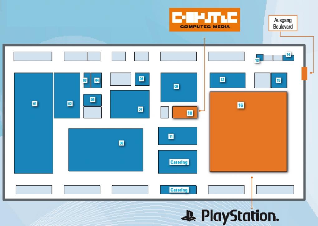 Der Hallenplan für Halle 7.