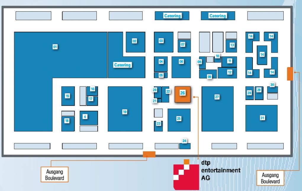 Der Hallenplan für Halle 8.
