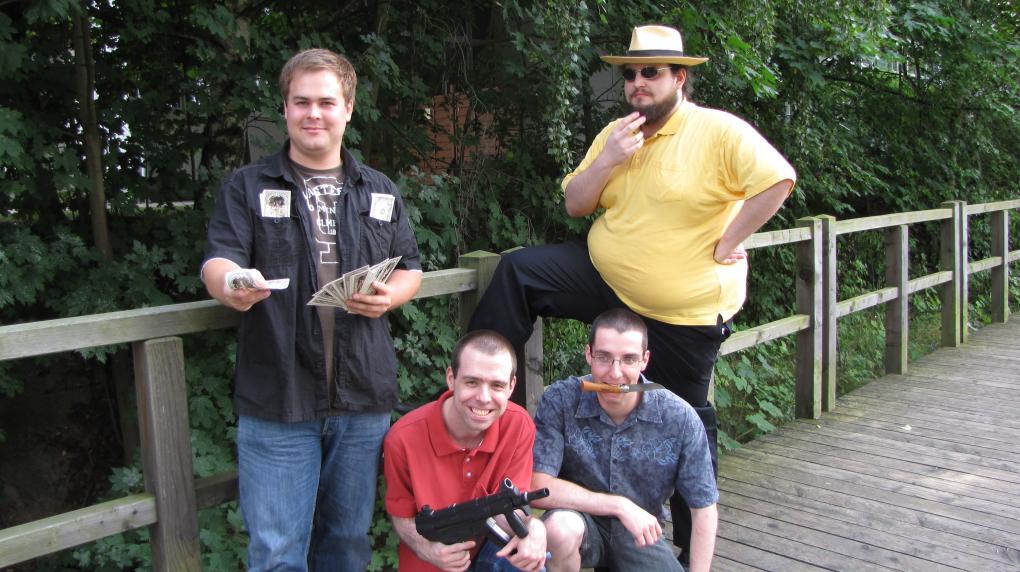 Das Sneak-Peek-Quartett, von links: Janosch, Dennis, Stefan, Michael.