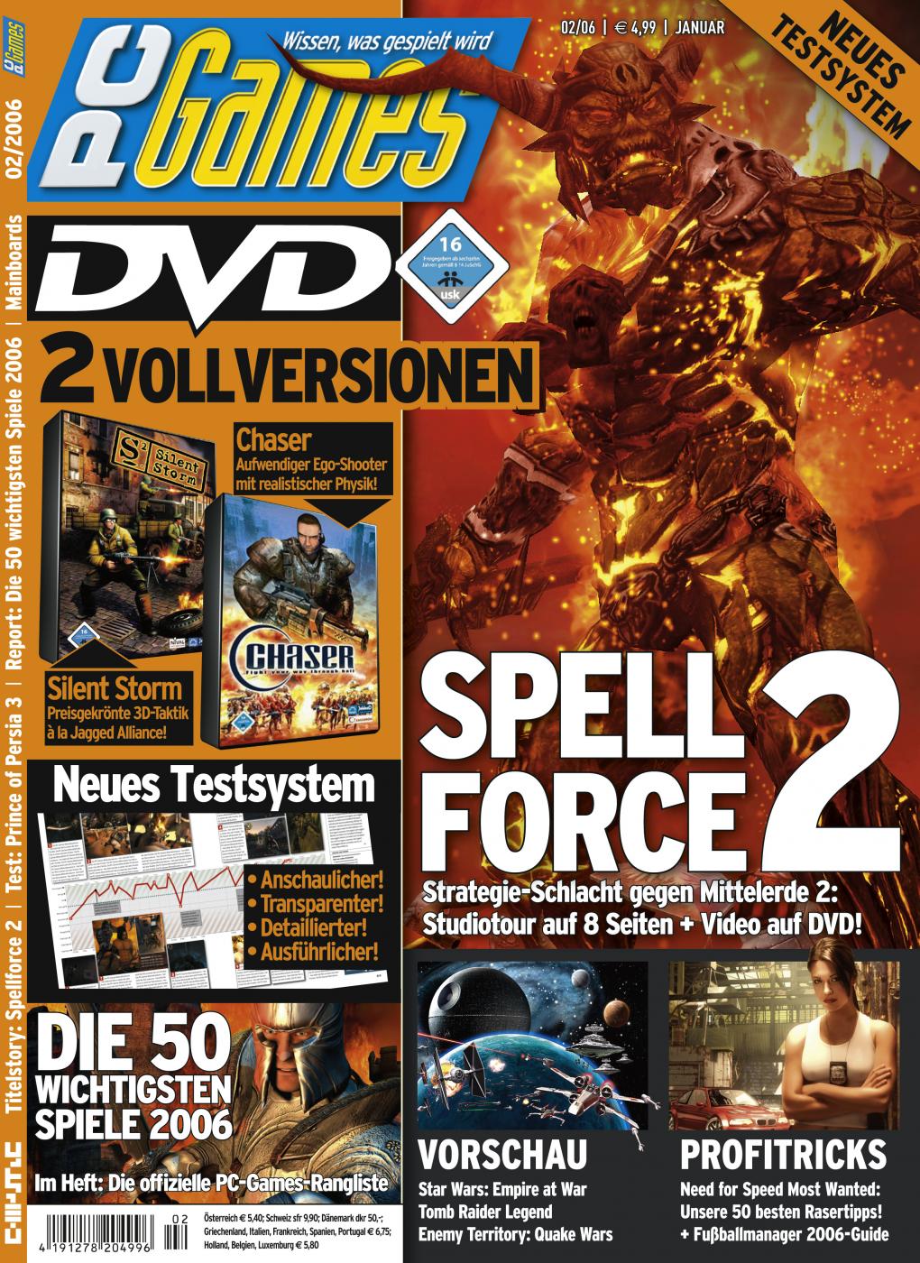 PC Games Ausgabe 02/06 - Titelthema: Spellforce 2