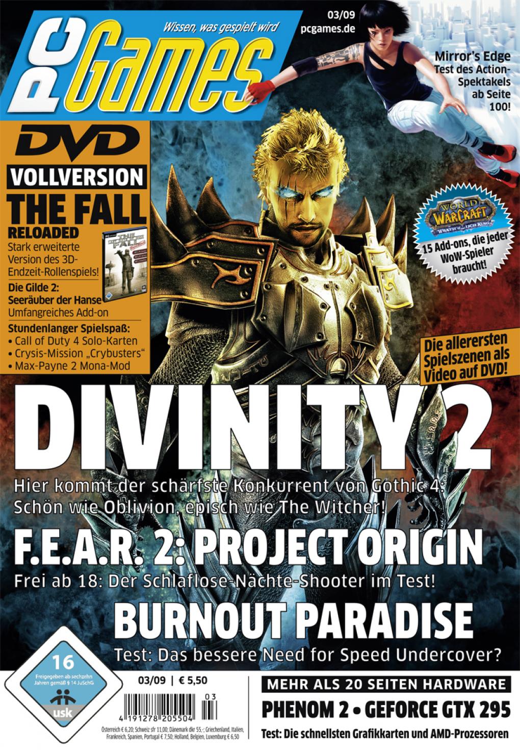 PC Games Ausgabe 03/09 - Titelthema: Divinity 2 - Ego Draconis