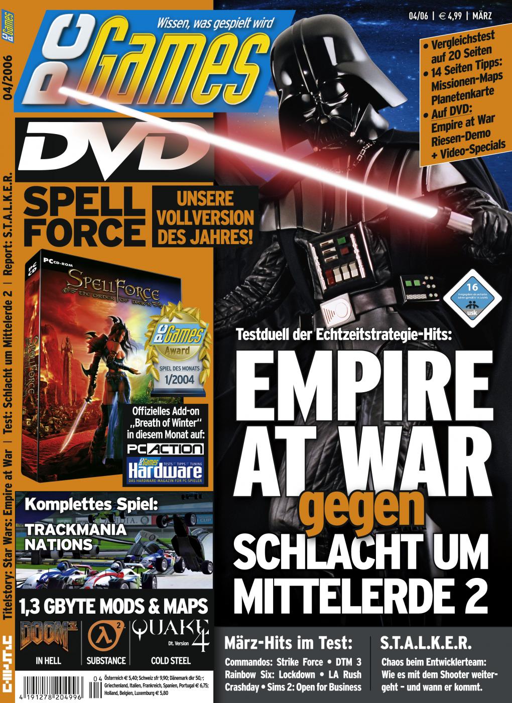 PC Games Ausgabe 04/06 - Titelthema: Star Wars - Empire at War