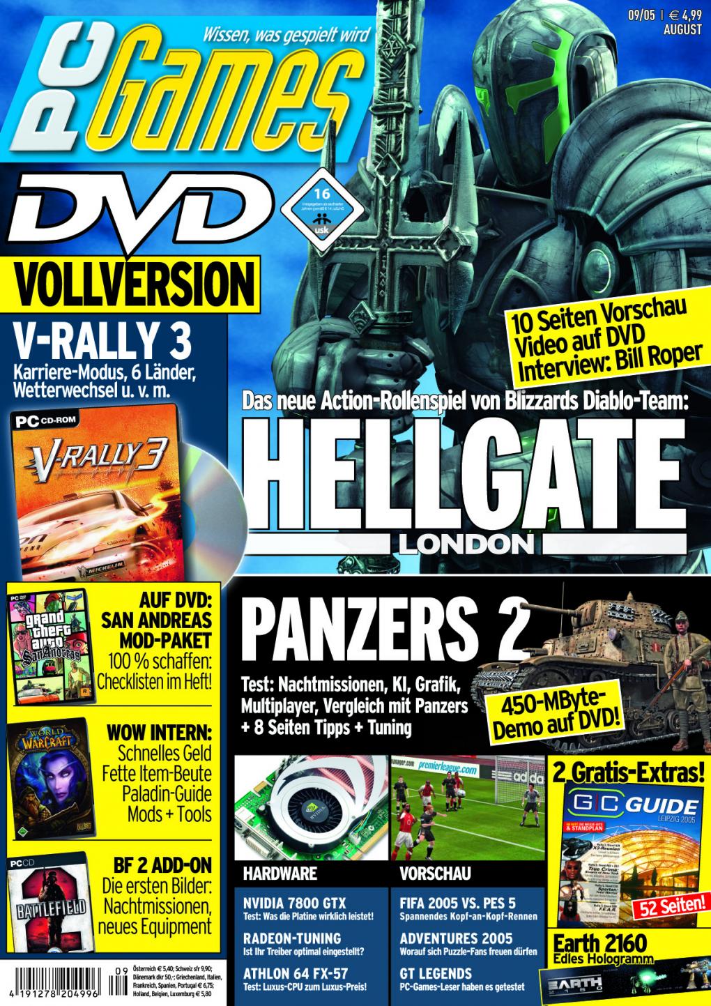 PC Games Ausgabe 09/05 - Titelthema: Hellgate London