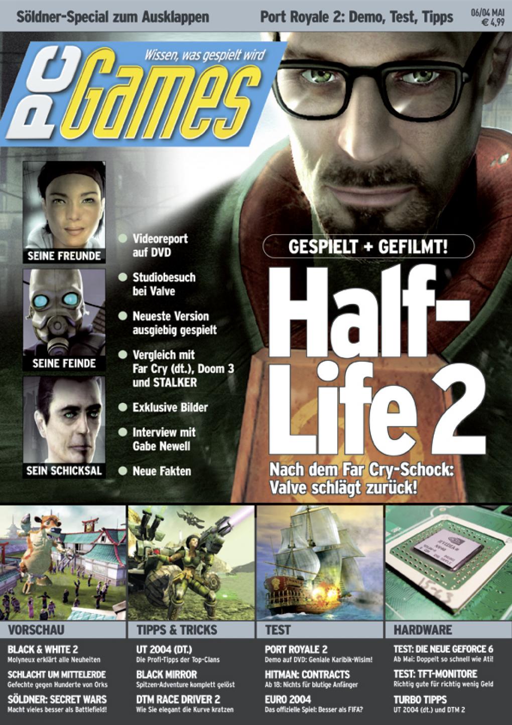 PC Games Ausgabe 06/04 - Titelthema: Half-Life 2