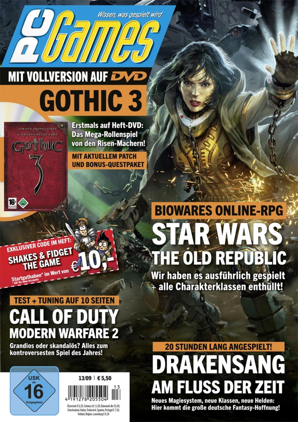 PC Games Ausgabe 13/09 - Titelthema: Star Wars: The Old Republic