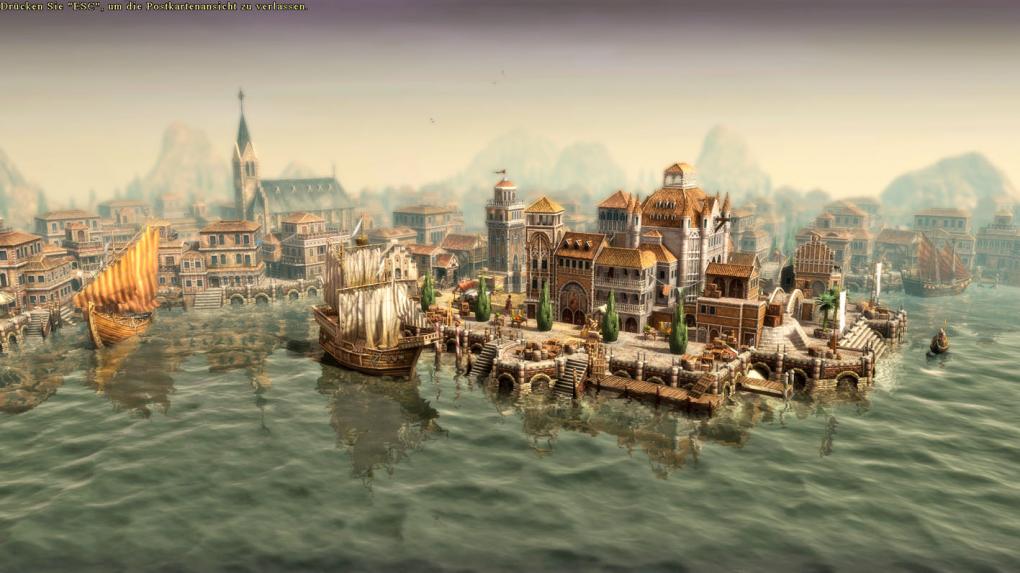 Anno 1404 Venedig: In Venedig verkaufen Sie
Luxusgüter und erwerben Spionage-Gegenstände.