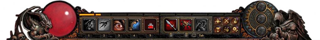 Das Interface von Diablo 3.