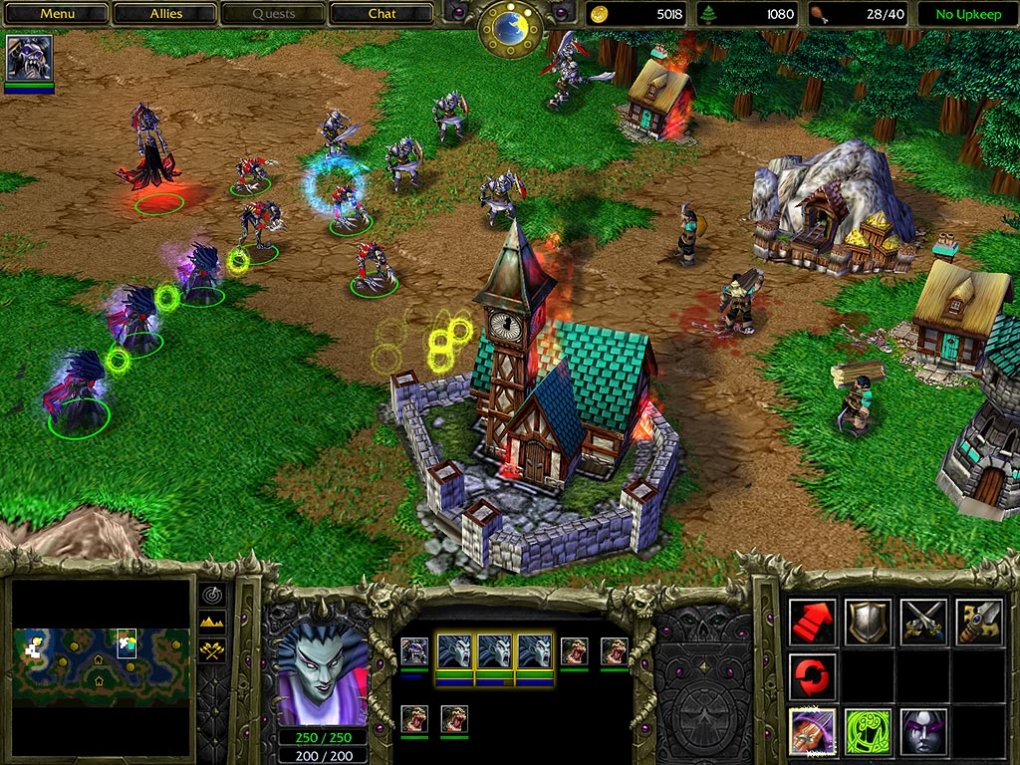 Das wiederum ist Warcraft 3 von Blizzard.