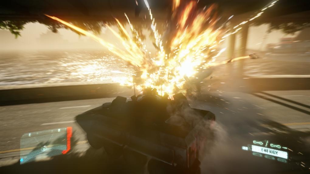 Crysis 2: Fahrzeuge spielen kaum noch eine Rolle in Crysis 2. Die Sequenzen, in denen man selbst einen Panzer oder Transporter steuern kann, sind selten und sehr schnell vorbei.