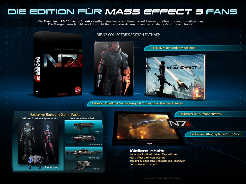 Die Collector's Edition von Mass Effect 3