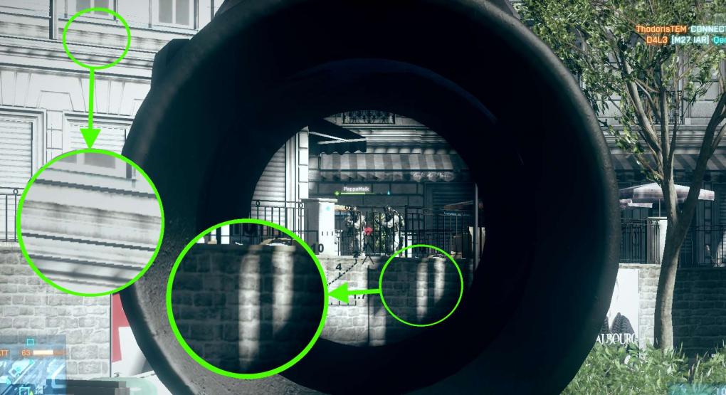 Grafikdetails niedrig: Antialiasing