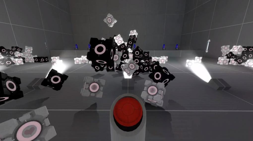 Die Portal 2-Mod The Unknown beginnt rätselhaft. Ihr habt keine Erinnerungen, sucht eure Portal-Kanone und müsst fliehen.