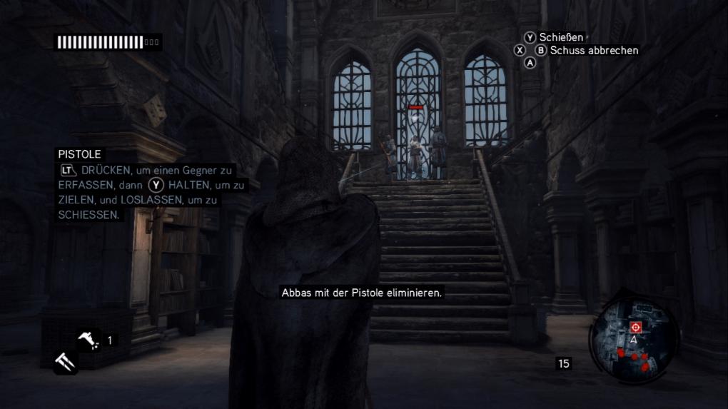 Altair in der Burg. 