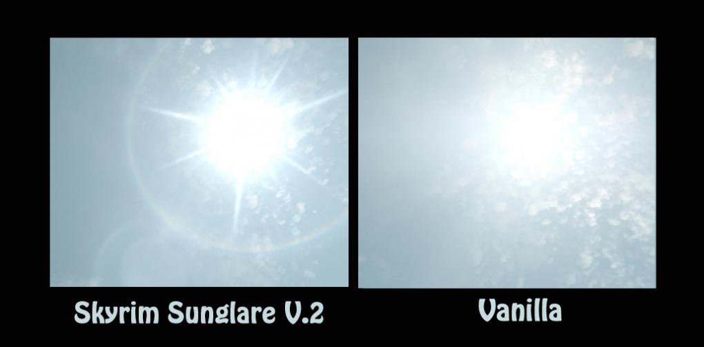 Mit der Mod Skyrim Sunglare v2 wirkt die Sonne am Himmel deutlich realistischer.
