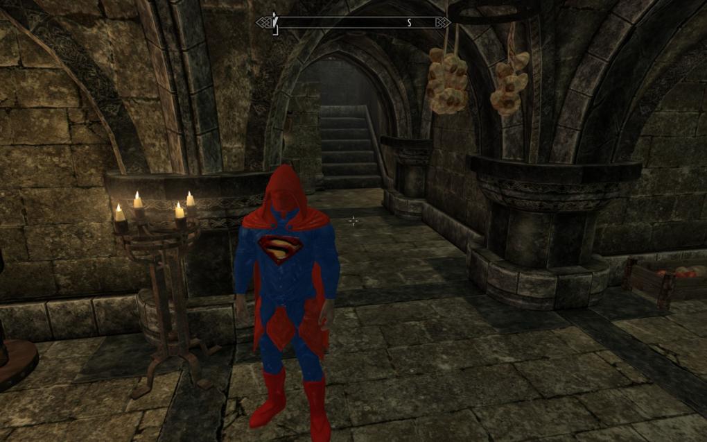 Skyrim-Mod: superman nightingale armor.