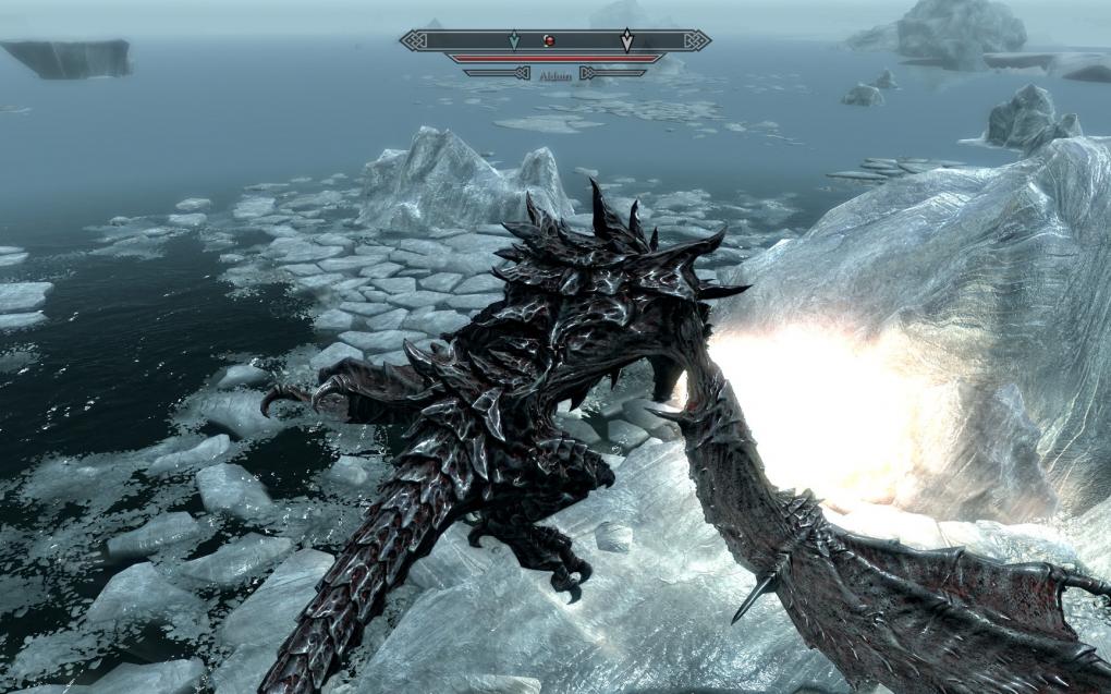 Skyrim-Mod: Alduin -evil- Retxtured 4096x4096.