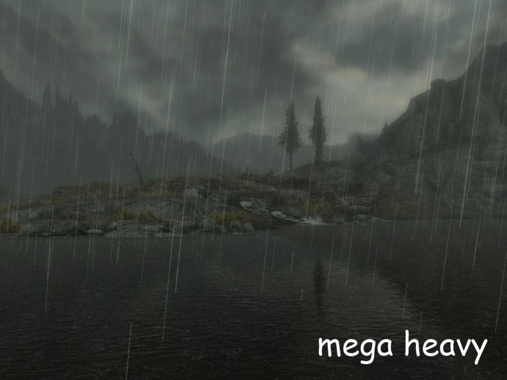 Skyrim-Mod: Heavy Rain.