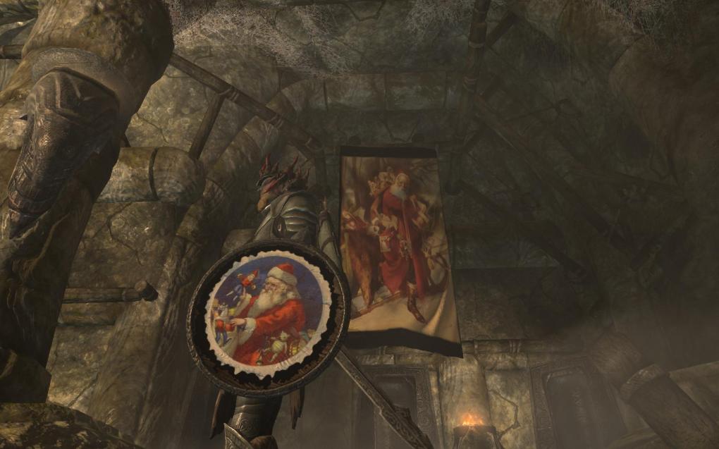 Weihnachtsstimmung in Skyrim? Mit den neuen Bannern kein Problem.