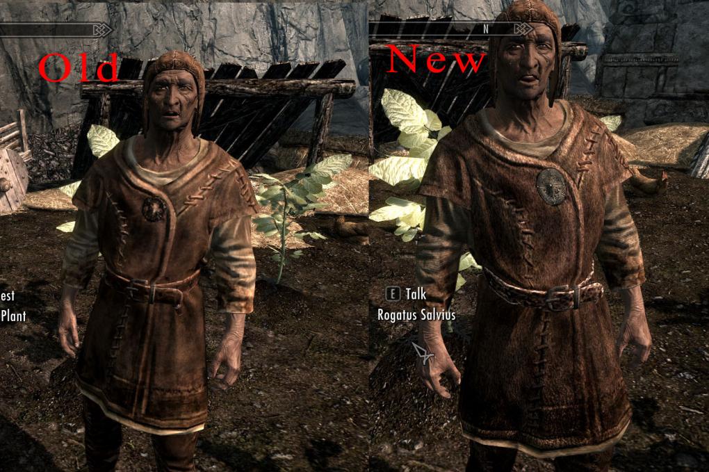 Mit dieser Mod sehen die NPCs in Skyrim gleich deutlich besser aus.