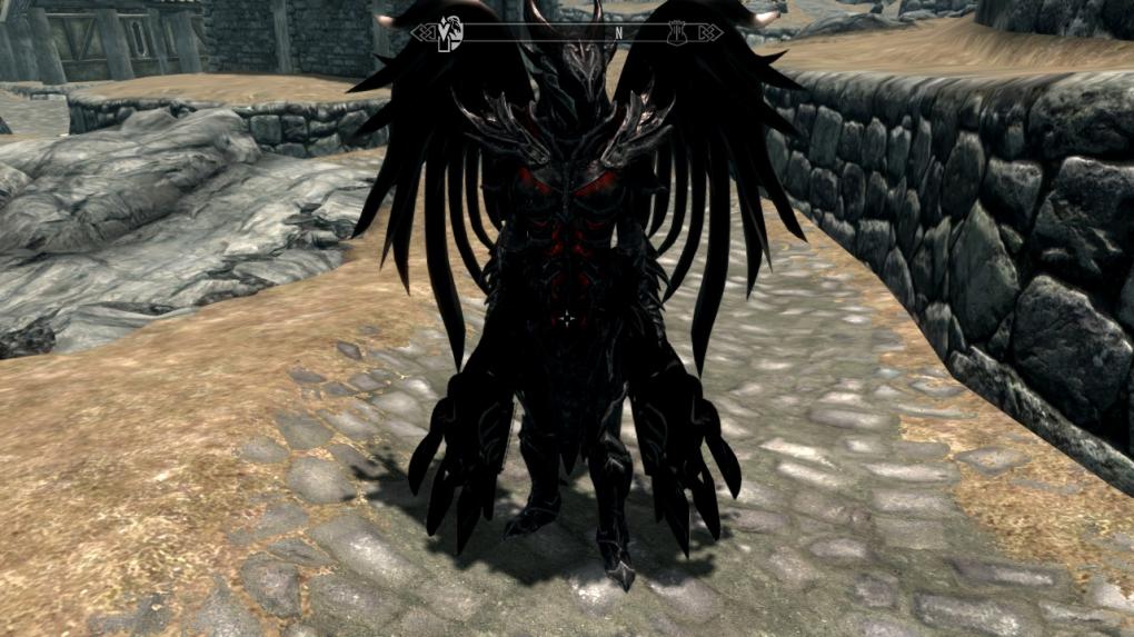 Skyrim-Mods: Winged Daedric Armour