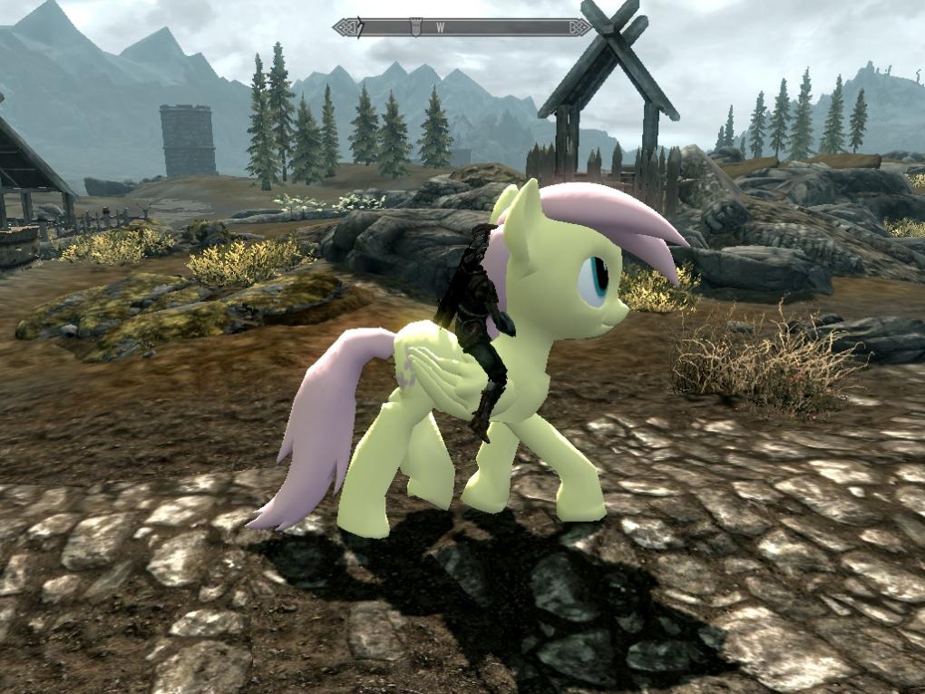 Eine Fun-Mod gefällig? Diese hier fügt bunte Plastikponys in Skyrim ein.