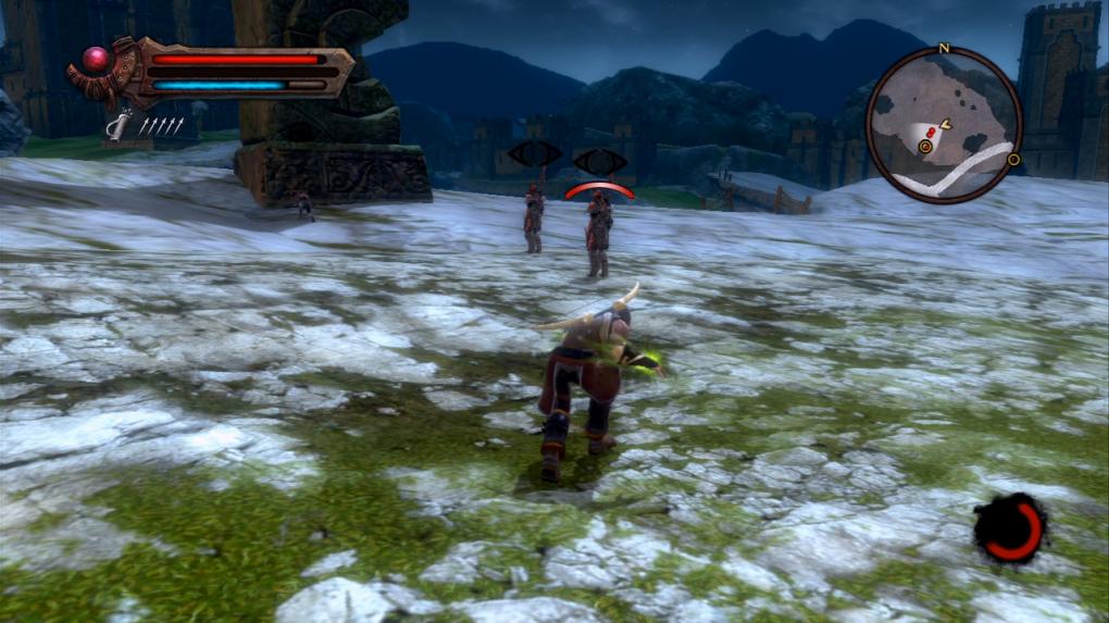 Kingdoms of Amalur: Reckoning-Komplettlösung - Die Windsteine müssen einzeln aktiviert werden, doch vorher müssen erst die Wachen verschwinden.