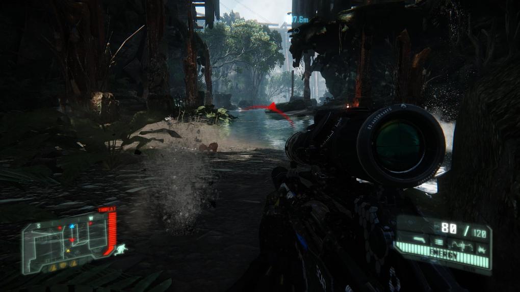 Crysis 3 Komplettlösung - Level 3: The Root of all Evil - Geht bei diesem Gefecht in Deckung.