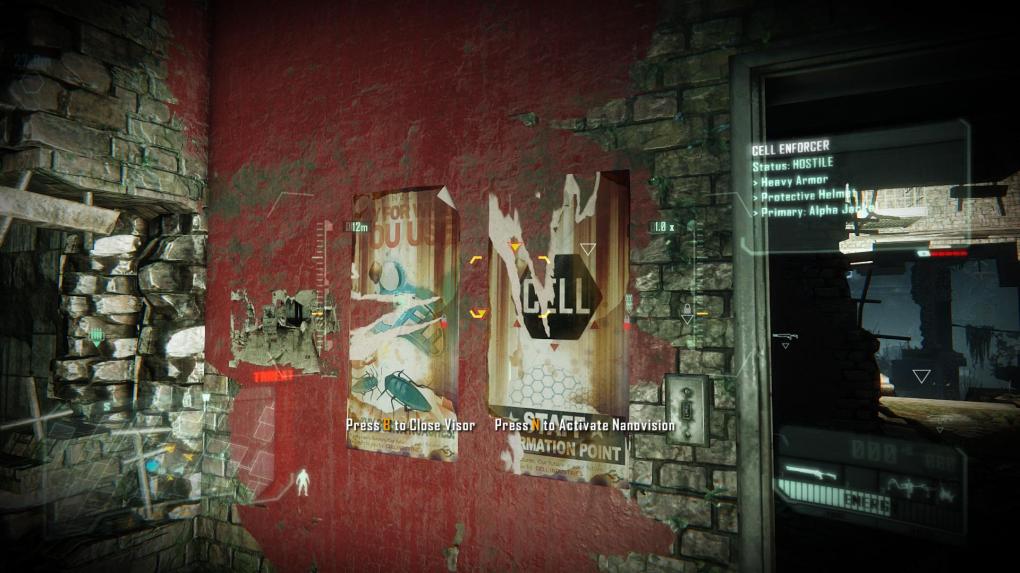 Crysis 3 Komplettlösung - Level 4: Safeties Off - Scannt das leicht zu übersehende Poster.