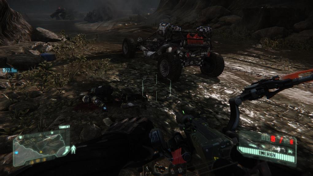 Crysis 3 Komplettlösung - Level 5: Red Star Rising - Neben dem Fahrzeug liegt Intel.