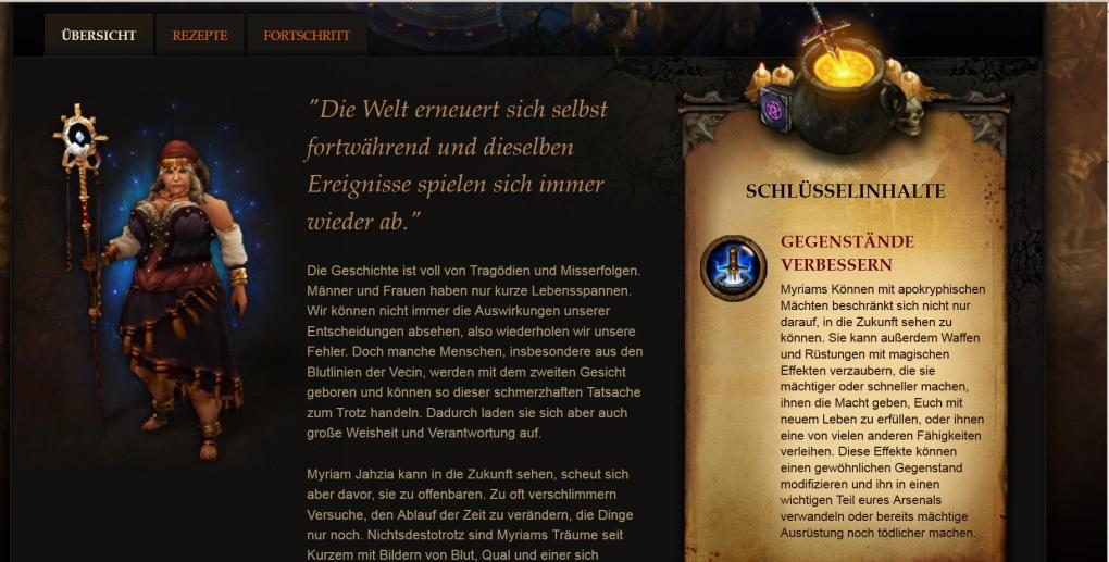 So stellte Blizzard die Mystikerin auf der offiziellen Website vor.