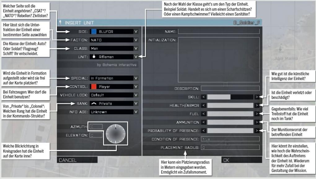 Arma 3 Editor: Einheiten einfügen