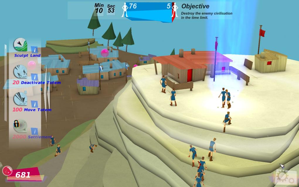 Godus vom Peter-Molyneux-Studio 22 Cans erschien nach der erfolgreich abgeschlossenen Kickstarter-Kampagne als kostenpflichtige Alpha-Version.