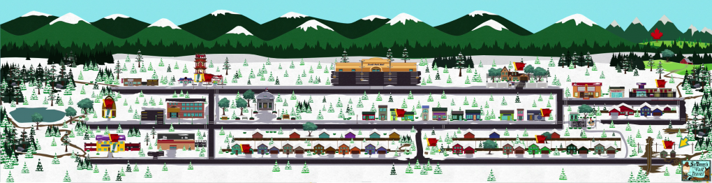 South Park: Der Stab der Wahrheit - Weltkarte