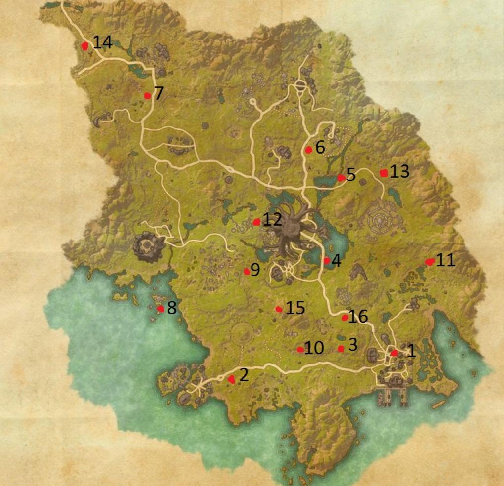 TESO: Alle Himmelsscherben in Grahtwald
