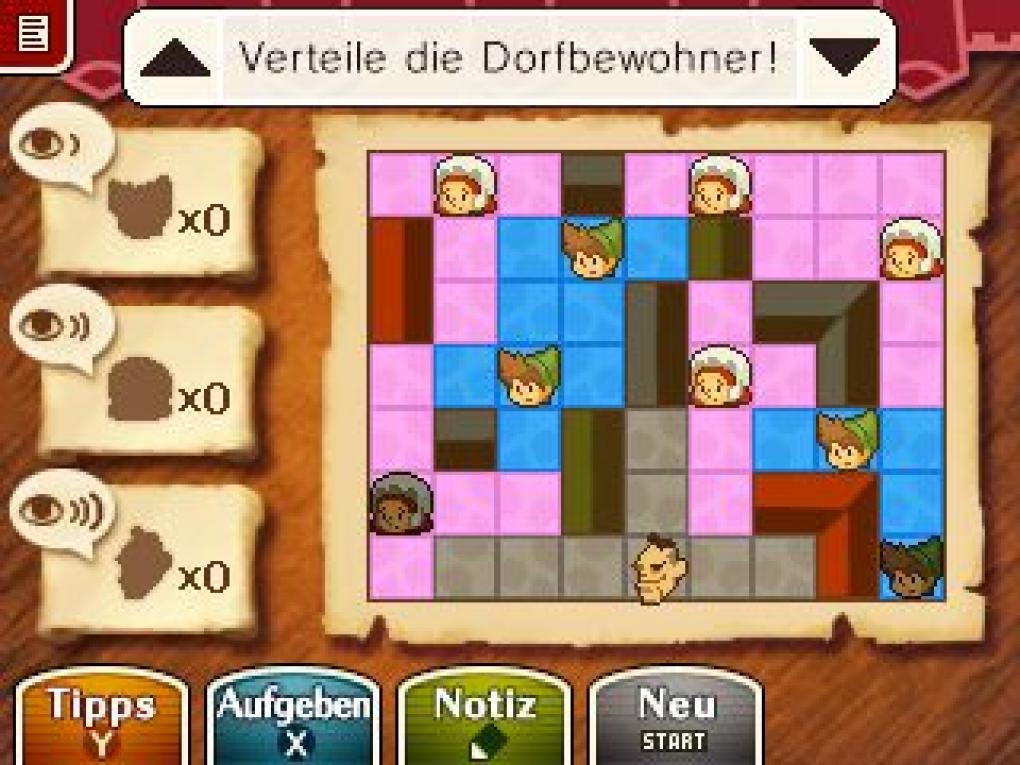 Professor Layton vs. Phoenix Wright - Lösung zu allen 70 Rätseln: Rätsel 33 'Bewachte Bürger'