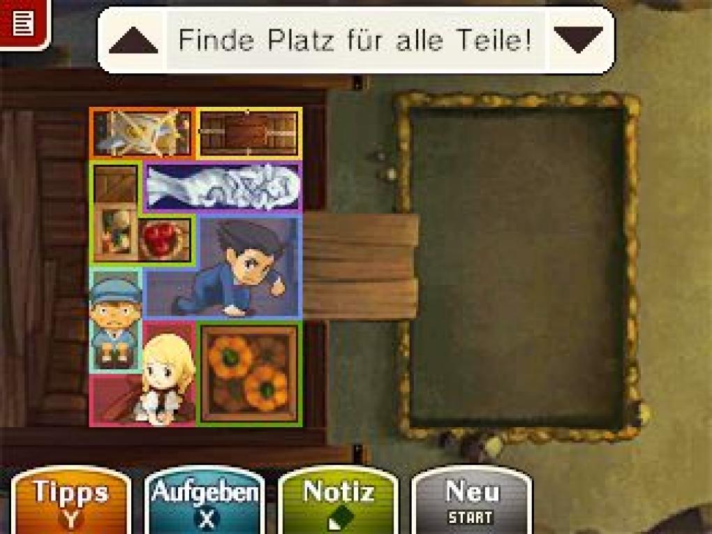 Professor Layton vs. Phoenix Wright - Lösung zu allen 70 Rätseln: Rätsel 50 'Kunst des Packens'