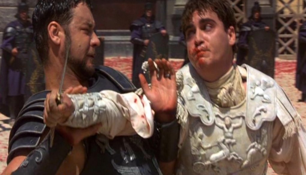 Russell Crowe und Joaquin Phoenix in 'Gladiator' (2000)