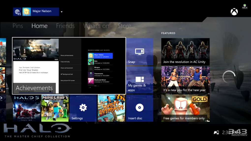 Seit dem Release der Xbox One werden monatlich neue Updates veröffentlicht, die neue Features für die Konsole bereithalten.