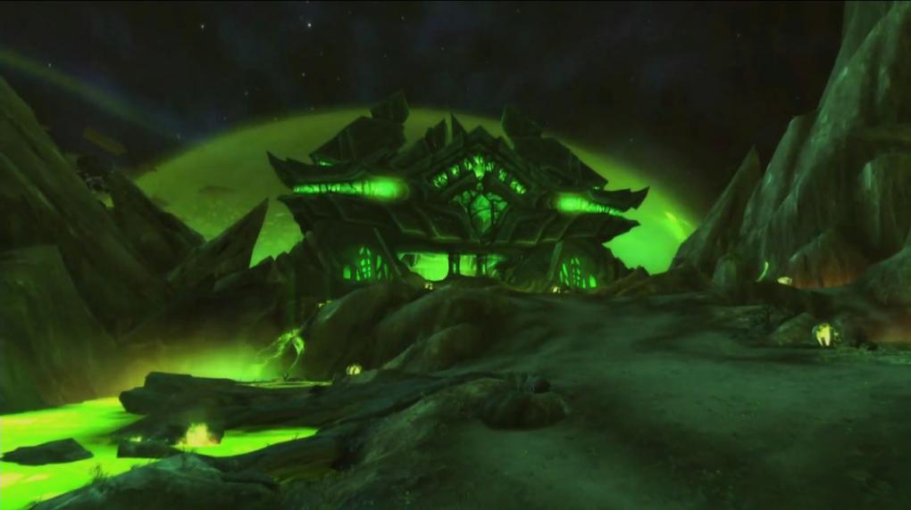 Auf Mardum in WoW: Legion sieht's grundsätzlich aus wie am thron von Kil'jaeden im Tanaandschungel.