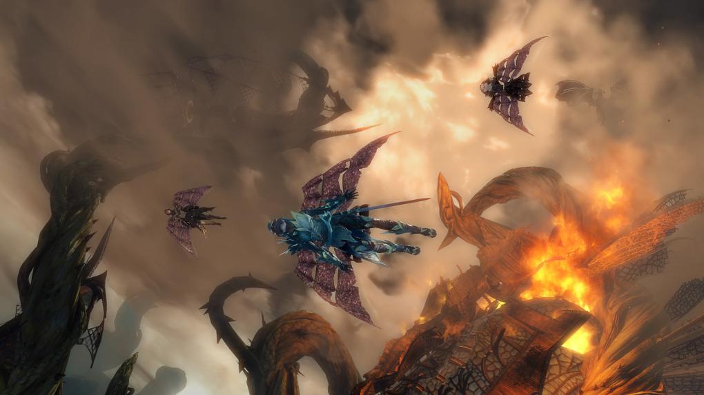 Dank den neuen Beherrschungen lernt euer Held in Heart of Thorns das Fliegen.