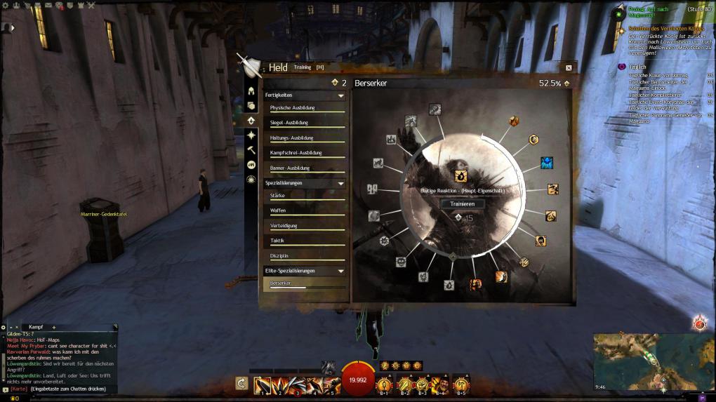 Auf die Elitespezialisierungen in Heart of Thorns wird von Anfang an hingewiesen.