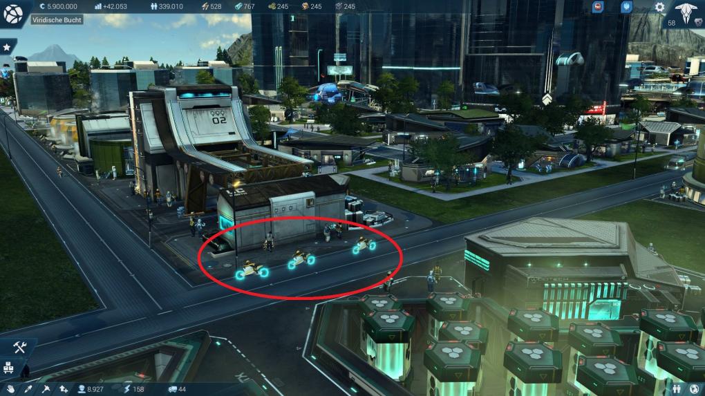 Schicke Motorräder in Anno 2205