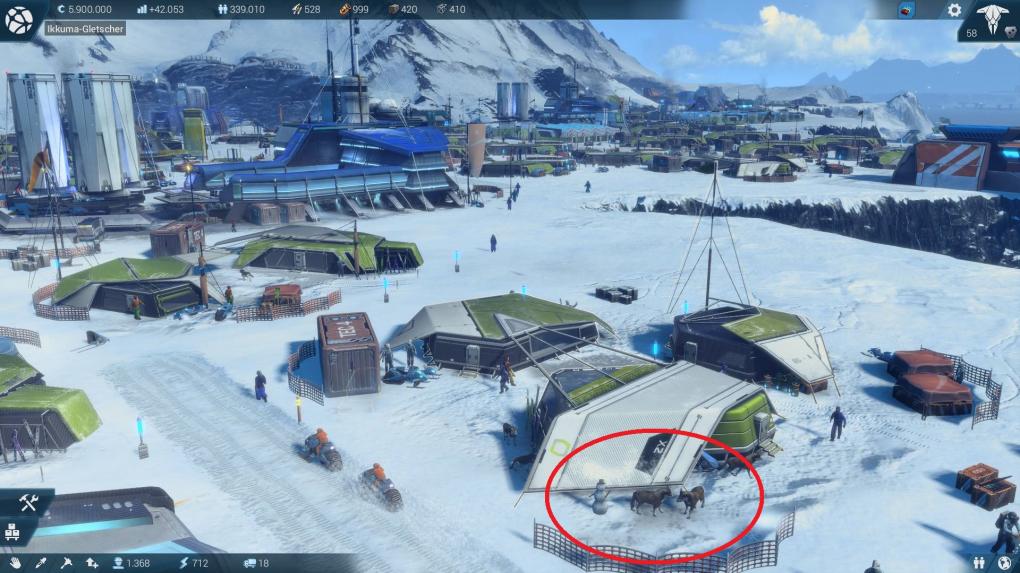 Anno 2205: Arktisbewohner mögen Schneemänner!