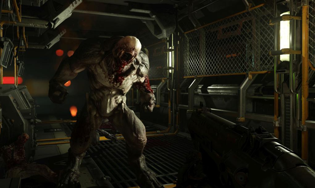 Bislang ist noch unklar, ob id Software in Doom 2016 zumindest zwischendurch auf ein paar aus Doom 3 entliehene Gruselmomente setzt.