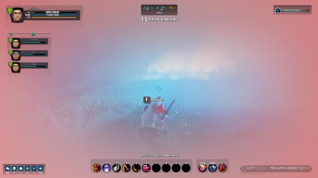 Alpha-Eindruck von Crowfall: Wer von dem Hunger-Sturm erfasst wird, stirbt einen schnellen virtuellen Tod.