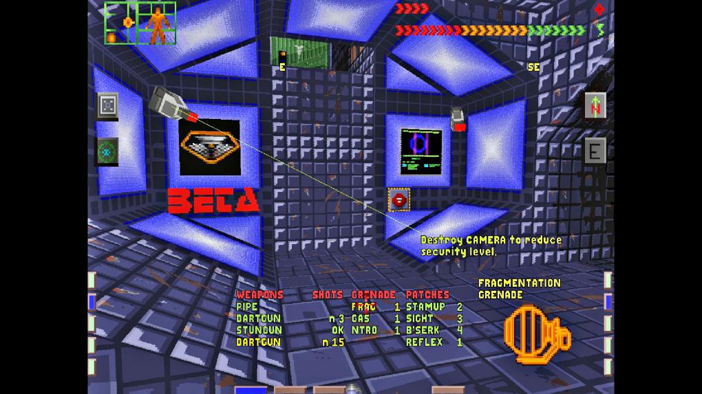 Bunte Oberflächen, verquere Architektur: Der Look von System Shock ist unverwechselbar.