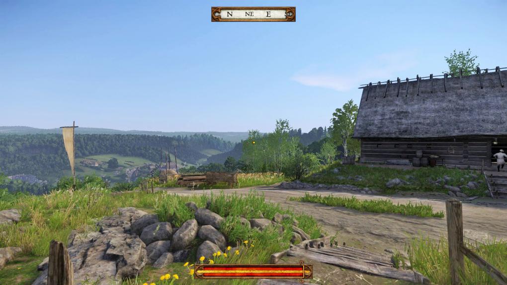 Kingdom Come: Deliverance - Szene aus der PC-Beta mit mittleren Grafikeinstellungen