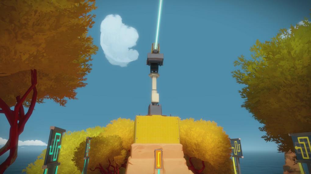 Nun aktiviert ihr unten in der Mitte den Laser und fahrt eine Trophäe beziehungsweise ein Achievement ein. Was das bringt, bleibt aktuell allerdings noch verborgen.
