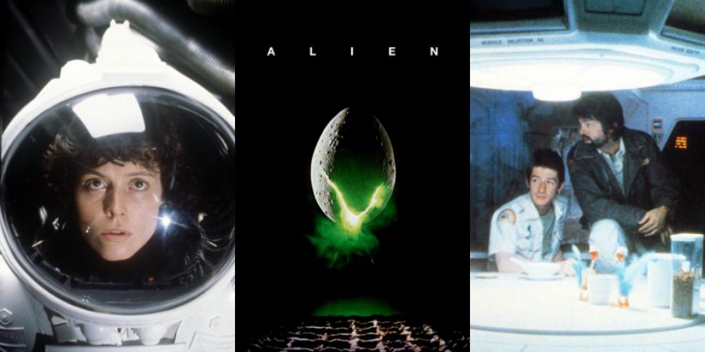 Szenenbilder aus "Alien", "2001" und "Interstellar"